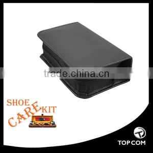 Black Shoe Polish PU Leather Travel Shoe Shine Kits thumbnail-4