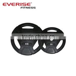 3 Hole Olimpic Plate / Black Weight Plate / 45 / 25kg Weight Plate thumbnail-1