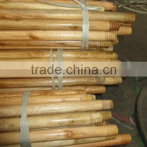 Factory Directly Sale Varnished Wooden Mop Handle thumbnail-1