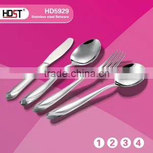 High Quality Polishing 24Pcs 72Pcs 84Pcs 86Pcs 128Pcs Dinnerware Set Stainless Steel Cutlery Set thumbnail-2