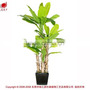 Green Decorative Artificial Banana Tree Plastic Banana Plants thumbnail-1