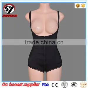 2017 Shuoyang Wholesale Cheap Shapewear Ultra Slim Body Shaper With Open Crotch thumbnail-1