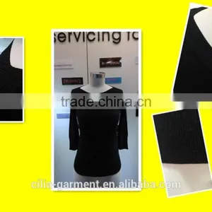 2015 New Fashion Knitting Women Sweater With Long Sleeve Pullover thumbnail-4