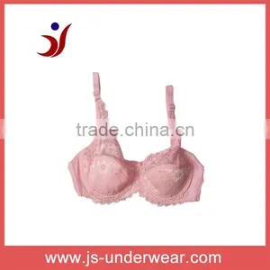 Js-169 Woman Plus Size Bra With no Padding Cotton thumbnail-1