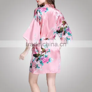 Contrast Color European Design Trendy Fashion Girl Photos Nightdress With Your Logo thumbnail-3