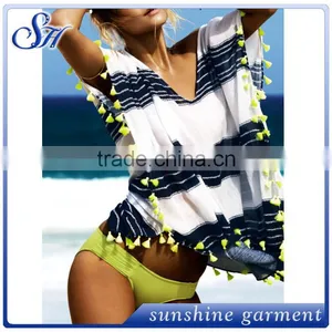 2016 Full Sex Beach Top With Light Green for Women thumbnail-1