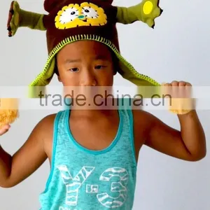 Wholesale Pom Pom Knitted Custom Acrylic Beanie thumbnail-1