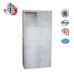 Iron Almirah Design 8 Door Dressing Room Metal Locker Box thumbnail-1