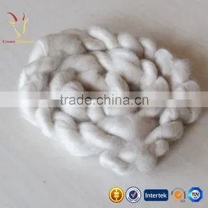 100% Pure White/LT Grey/Brown Dehaired Cashmere Tops 100% Cashmere Fabric thumbnail-1