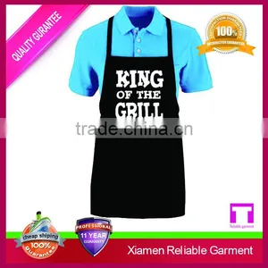Hot Sale Polyurethane Printed Men Long Black Apron thumbnail-1