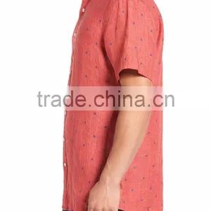 Lightweight Dobby-woven Men's Vintage Inspired Model Shirt thumbnail-3