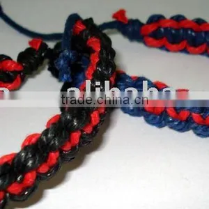 Hand Woven Cotton Wristband Bracelet thumbnail-1