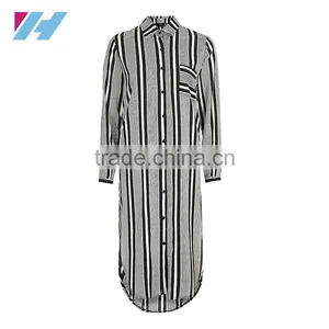 Wholesale Lady's Fitness Fashion Apparel Office Shirt Dress thumbnail-3