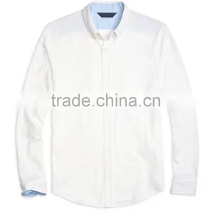 Pure Cotton Man Button-Down Knit Shirt With Long Sleeves Polo Shirt thumbnail-1