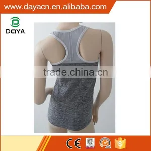 Ladies Seamless Sports Vest Running Vest Breathable Yoga Tank Top thumbnail-6