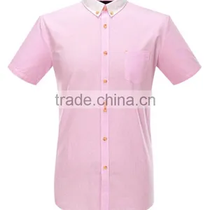 2017 New Dot Jacquard Short Sleeves Summer Formal Men Shirts thumbnail-1