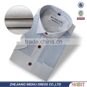 Casual Men Half Sleeve Shirts 100 Cotton Men Slim Fit Shirts thumbnail-1