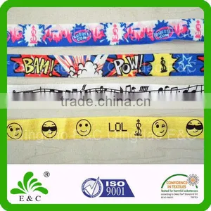 5/8 Inch 16mm Fold Over Printed Elastic Band thumbnail-1