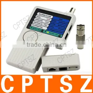 Multifunction 4 in 1 Remote RJ11 RJ45 USB BNC LAN Network Phone Cable Cat5 Cat6 Tester Meter thumbnail-1
