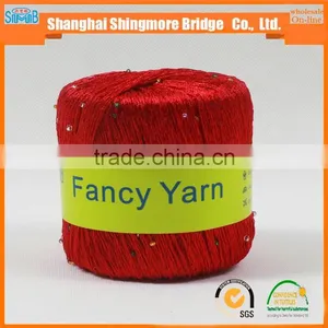 Polyester Yarn Supplier Hot Cheap Wholesale OEKO-Tex Standard Quality 100 Polyester Beads Yarn for Knitting thumbnail-4