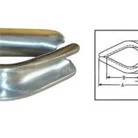 U.S. Type Standard Wire Rope Thimble thumbnail-1