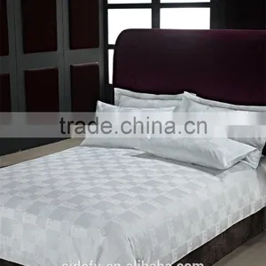 China Wholesale Hotel Linen, Hotel Bed Linen 100% Cotton, Jacquard Bedding Set for Star Hotels thumbnail-1