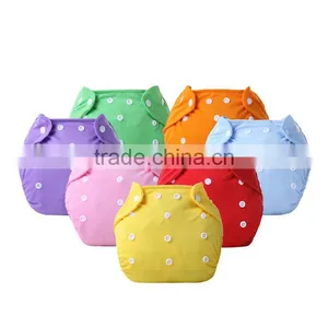 7 Designs Waterproof Baby Cloth Nappy Adjustable Washable Baby Diaper thumbnail-1