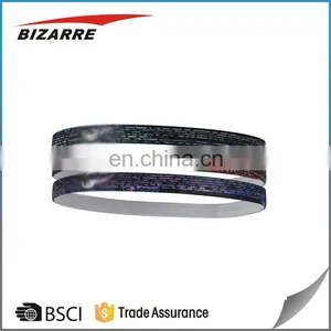 Wholesale Custom Elastic Logo Printed Sports Headband thumbnail-2