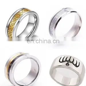 Titanium Steel High Quality Unisex's Rome Password Ring Size 6/7/8/9/10/11/12 thumbnail-2