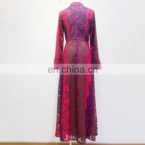 New Model Wholesale Islamic Clothing Latest Designs Women Dubai Abaya thumbnail-5