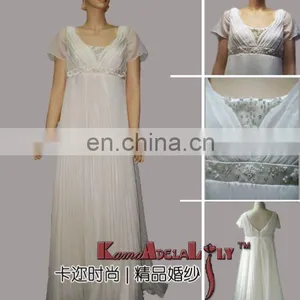 EM722 Lightsome Soft Chiffon Maternity Dress Wedding Gown Bridesmaid Dress thumbnail-1