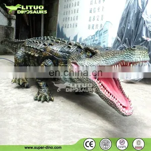 Animatronic Crocodile Moving Animals in Jungle Park thumbnail-1