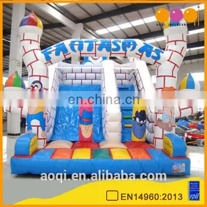 AOQI Amusemnt Water Park Castle Children Slide With Free EN14960 Certificate thumbnail-1