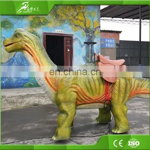 KAWAH Hot-Sale Amusement Park Outdoor Life Size Mechanical Dinosaur Ride thumbnail-1