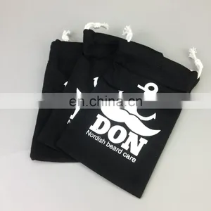Custom Logo Cheap Cotton Shoe Bag Packaging Drawstring Bags With Two Strings thumbnail-1