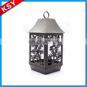 Popular Competitive Price Long Stemmed Metal Hanging Glass Tea Light Hexagon Candle Holder thumbnail-3