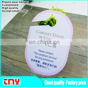 Wholesale Hotel Do Not Disturb Door Hanger Custom Disposable Plastic Pvc Door Hanger thumbnail-4