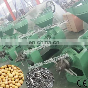 Castor Seed Peanuts Soybean Sesame Olives Mona Brand Corn Germ Oil Press Machine thumbnail-3