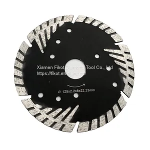 Tiger Segmented Turbo Sandstone Granite Cutting Blade Disc Black thumbnail-1