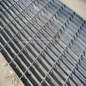 Road Drainage Platform Walkway Floor Steel Grating , Catwalk Steel Grating thumbnail-2