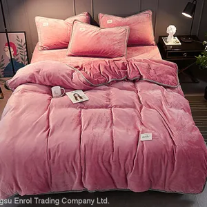 Thickened Flannel Velvet Bedding Set 4pcs thumbnail-1