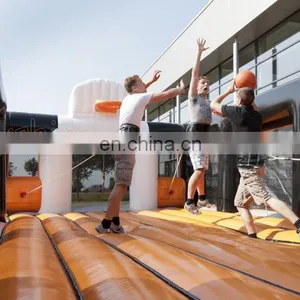 Guangzhou Inflatable Sports Arena Basketball Soccer Field For Sale thumbnail-2