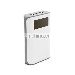 Oem Logo Print Power Bank 2000mah Usb Port Plastic Power Charger With Led Screen Display thumbnail-2