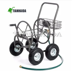 4-Wheel Garden Hose Reel Cart Trolley TC4719B thumbnail-1