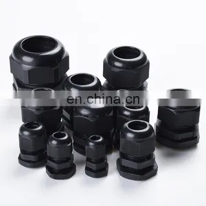 M25 M27 M30 M32 M36 M40 Plastic Nylon Waterproof Cable Glands Joints IP68 Plastic Cable Fixed Head, Cable Connector thumbnail-1