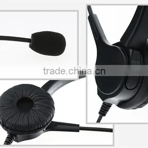 Rj9 Plug Call Center and Noise Cancelling Service Center Headset thumbnail-3