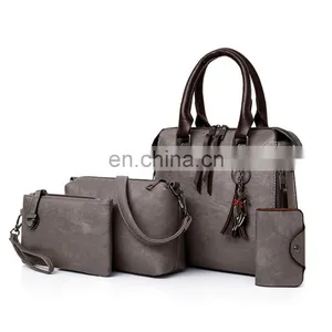 Hot Selling Luxury Women, Bag Handbags Pu Leather Handbag Lady 4 Pieces One Set Shoulder Bags Designer Tote Bag/ thumbnail-4