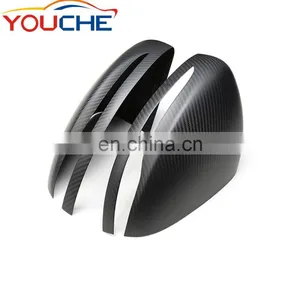 Matt Black Dry Carbon Fiber Mirror Cover for Mercedes GLC Class W253 S Class W222 C Class W205 E Class W213 W238 thumbnail-3