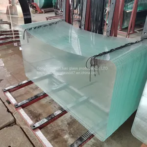 Furniture Glass Processing 8-12 mm Toughened Glass Mesa Fine Grinding thumbnail-1