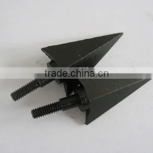 Linkboy Target Point Steel 2 Blades Points With Thread thumbnail-1